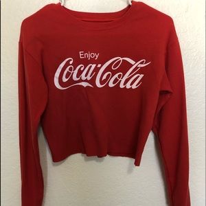 Red Long-Sleeve Coca-Cola Shirt
